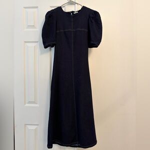 Aaron & Amber Midnight Blue Denim Dress